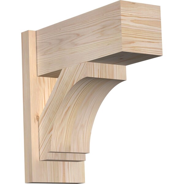 Ekena Millwork Imperial Block Smooth Outlooker, Douglas Fir, 7 1/2"W x 18"D x 18"H OUT08X18X18IMP05SDF - main